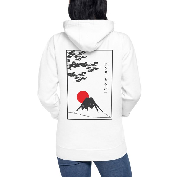 ANCHOR & CREW Mount Fuji Landmark Cotton Blend Hoodie