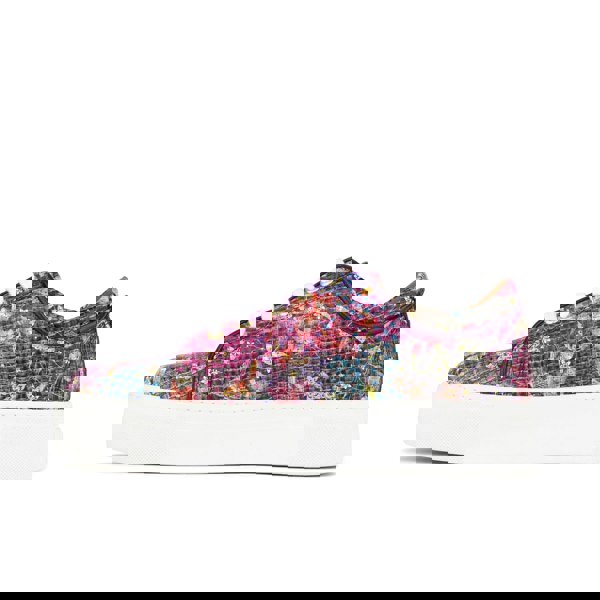 Embassy London Camila - Hummingbird - Women’s Chunky Leather Platform Trainer