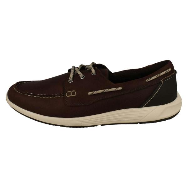 Clarks Mens Clarks Innovative Rock Soled Lace Up Deck Shoes ATL Sail Go