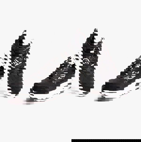 Skechers 149947/BKW SKECH-AIR COURT - COOL AVENUE Womens Casual Black/White