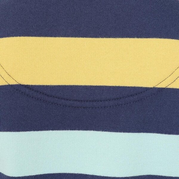 Lazy Jacks LJ35C - Girls Striped 1/4 Zip Sweatshirt - Twilight Multi