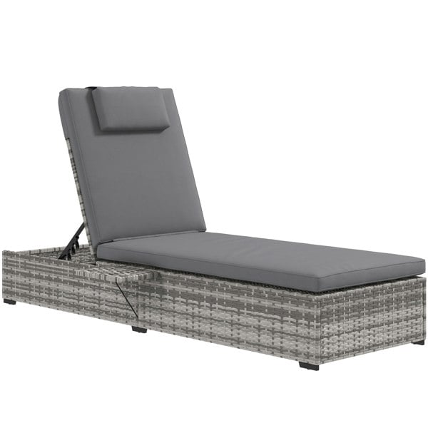 Rattan Sun Lounger