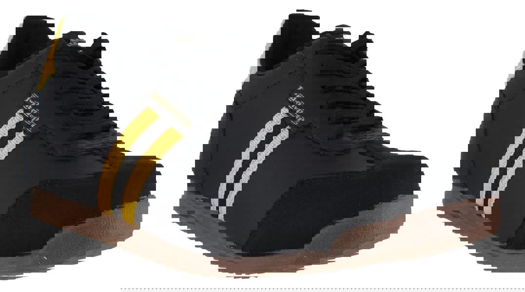 Lambretta Tackle Mens Casual Smart Lace Up Retro Trainers