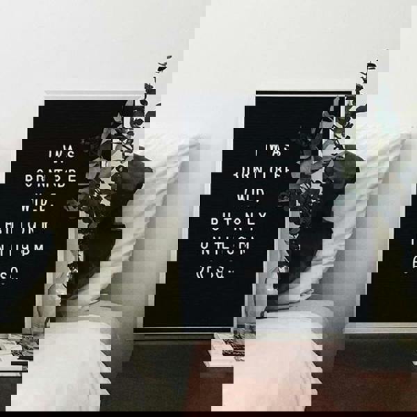 Gr8 Home Large Vintage A3 Silver Jay Peg Letter Board Changeable Personalised Message Set