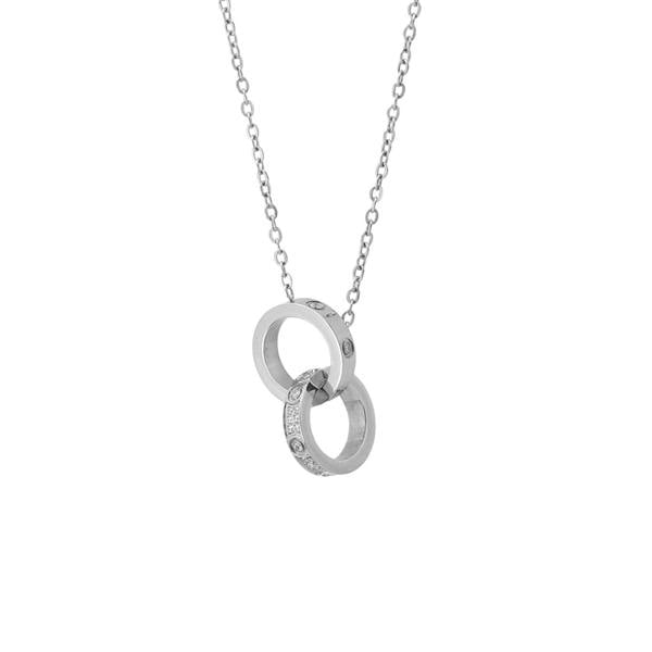 Say It With Locked In Forever Necklace - Silver