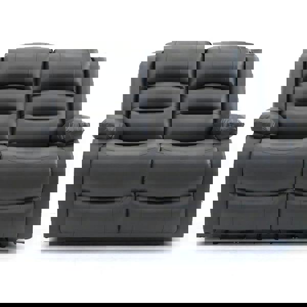 Furnishings For Less Arlo Faux Leather Electric Reclining 2 Seater Sofa