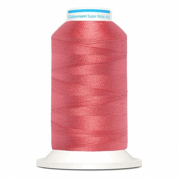 Gutermann Super Brite Polyester 40 Embroidery Thread 1000m Polyester Thread Suitable For Embroidery