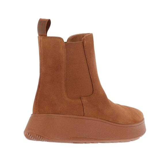 Fit Flop Womens/Ladies F-Mode Suede Flatform Chelsea Boots - Tan