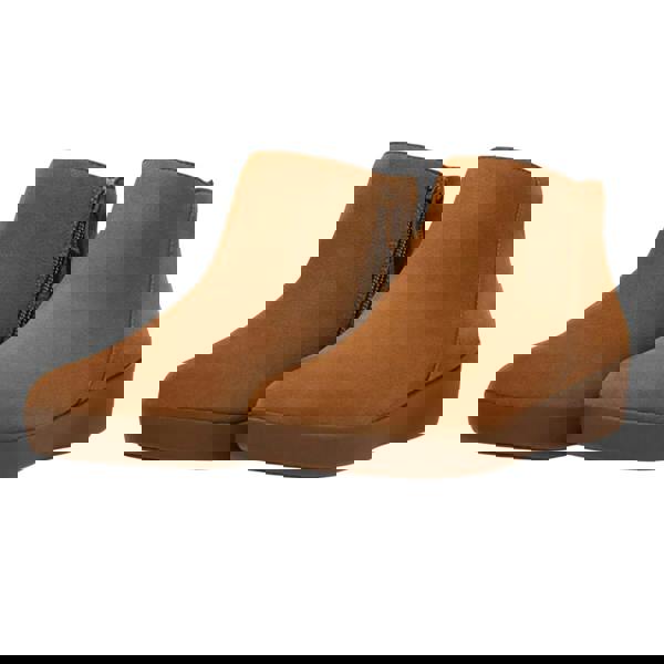 Fit Flop Womens/Ladies Sumi Suede Ankle Boots - Tan - 