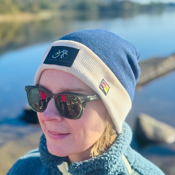 Big Bobble Hats Tour de France Blue Beanie