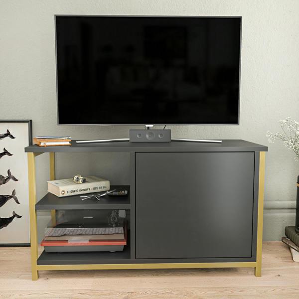 Decorotika Muskegon Modern Tv Stand TV Cabinet for TV's up to 41"