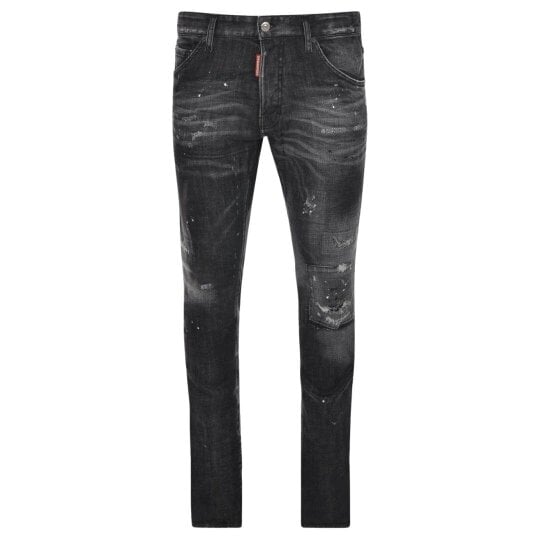 Dsquared2 Cool Guy Jean Ripped Wash Jeans - Black - 32L - W32 (46)