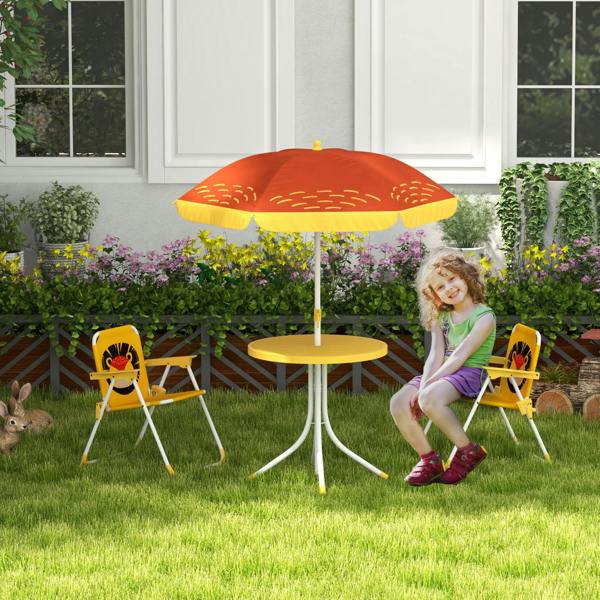 Kids Garden Table and Chair Set