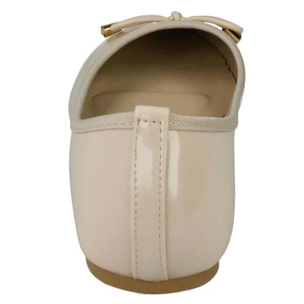 Spot On Ladies Spot On Patent Ballerina Shoes
