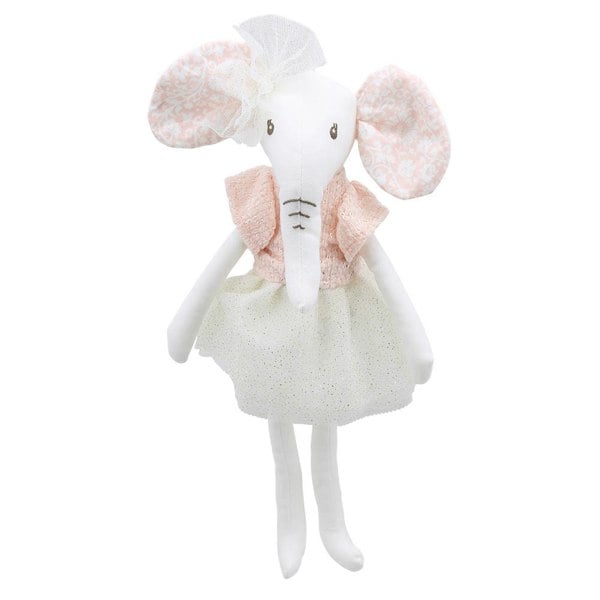 Wilberry Elephant (Pale Pink) - Wilberry Linen Soft Toy