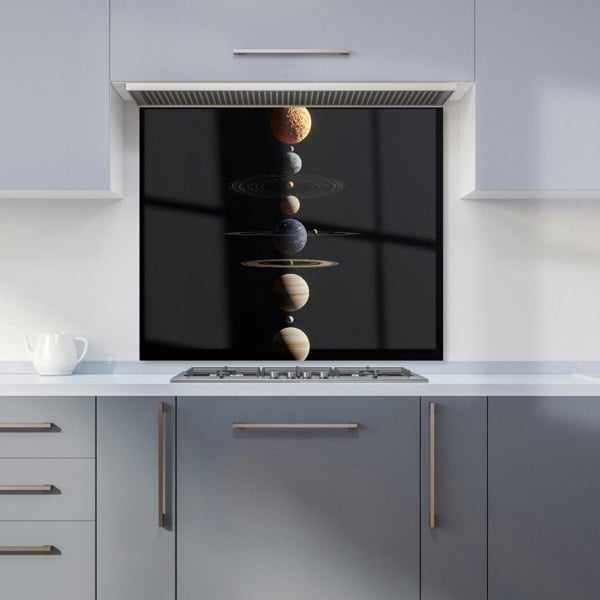 Warren Reed - Designer Balanced Planets in Space Kitchen Splashback