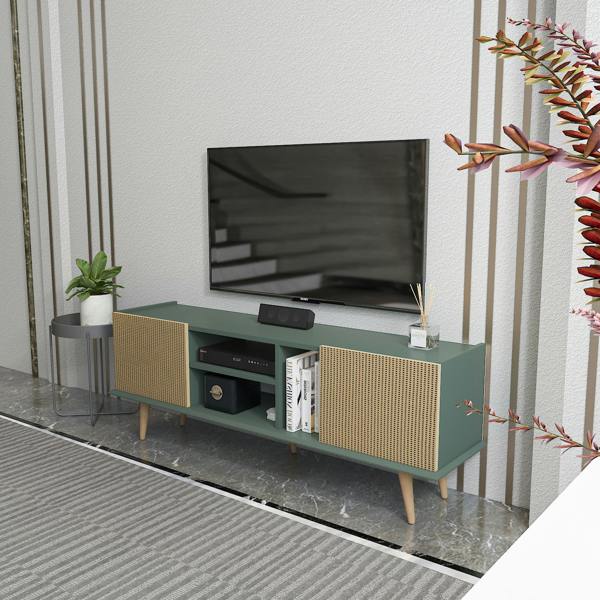 Decorotika Ekvador Modern TV Stand TV Cabinet for TV's up to 65"