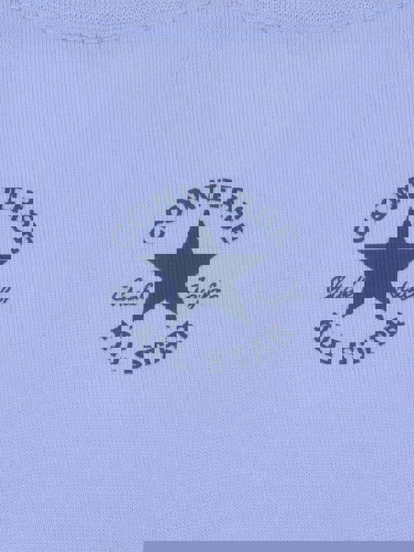 Converse Girls Chuck Patch Boxy T-Shirt in Blue