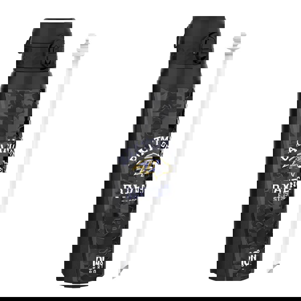 ION8 NFL x ION8 Insulated Steel Water Bottle, NFL Ravens, 750ml (24oz)