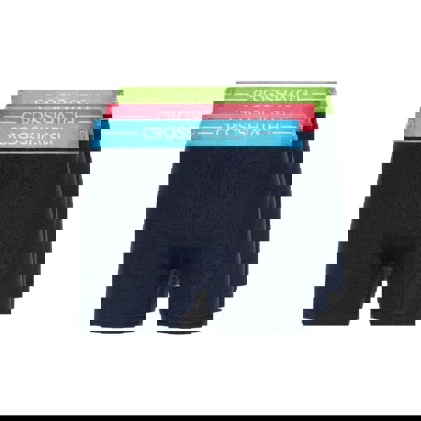 Crosshatch Mens Astral Boxer Shorts (Pack of 3) - Blue