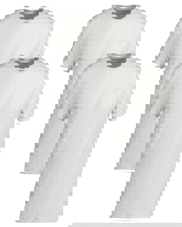 GantT-Shirts 2 - pack2 - Pack Crew - Neck T-Shirts, WhiteBoxers - and - Briefs.net