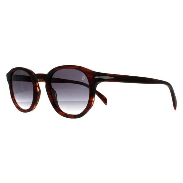 David Beckham Sunglasses DB1007/S 0CJ 9O Matte Striped Brown Dark Grey Gradient
