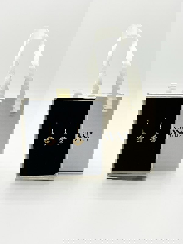 SVNX Third Eye Hoop Earring in Gold Colour