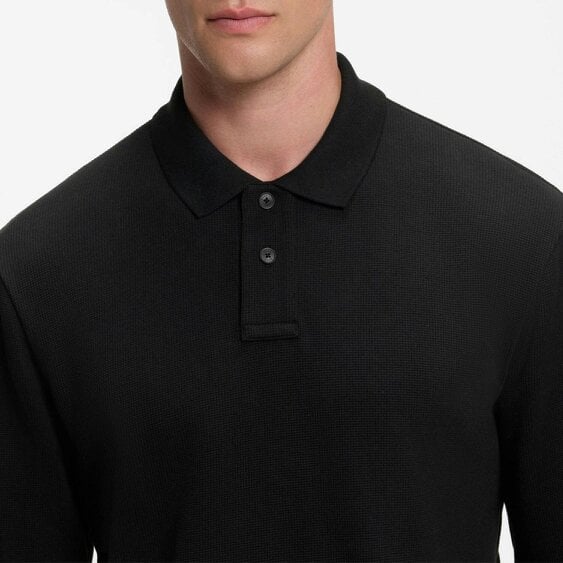 Boss Petempestolong 1 Waffle LS Polo