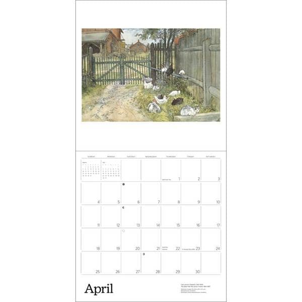Carl Larsson Calendar 2027, Wall Calendars, Month To View, Art, Gift