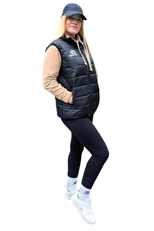 Quilted Puffer Gilet Black – Lightweight Water-Resistant Vest - Optimum