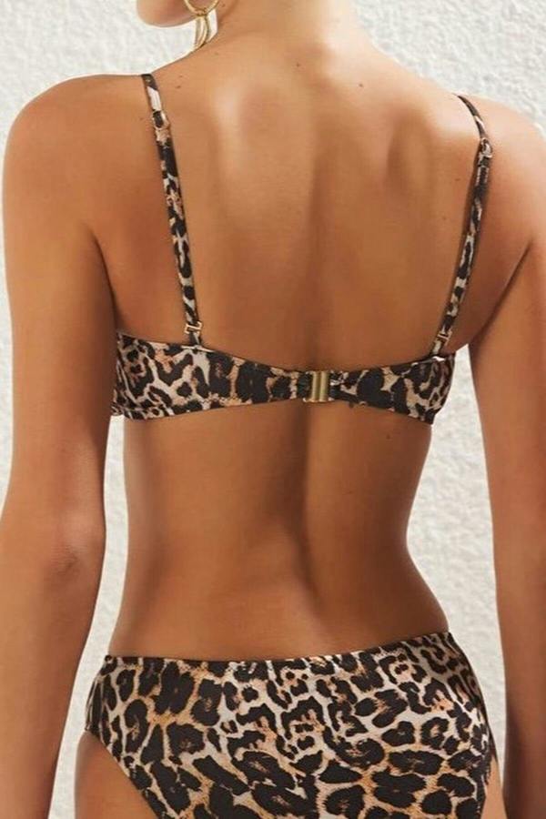 WOVCOR Strapless Covered Bikini Top with Accessories