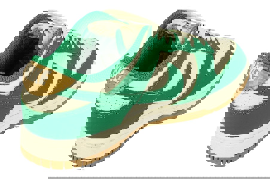 Nike Womens Dunk Low Trainers Fb7173  131 - Sail Malachite Sail 131 - Photo 2