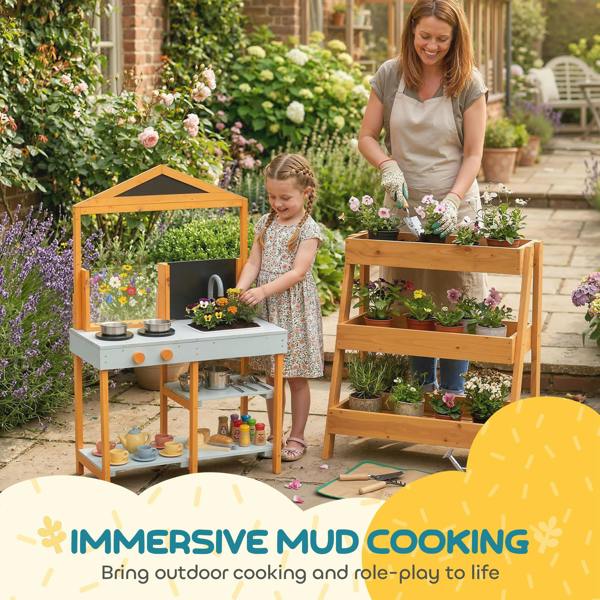 Outdoor Kids Kitchen Playset