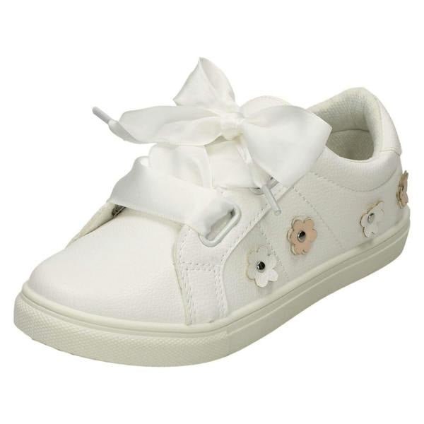 Spot On Girls Spot On Ribbon Lace Pumps