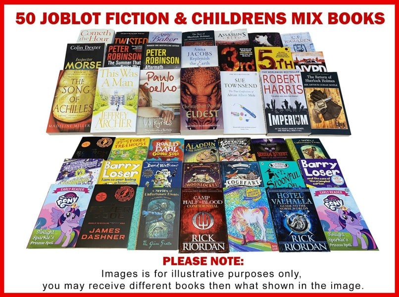 Joblot Wholesale Of 50 New Fiction & Childrens Books Collection Set Reading Educational