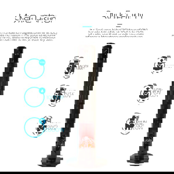 MONHOUSE 33" Oscillating Tower Fan Electric Heater - PTC Ceramic LCD Display