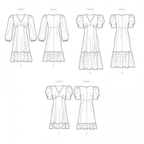 Simplicity Sewing Pattern 9642, Dresses for Women, D5 (4-6-8-10-12) - Intermediate