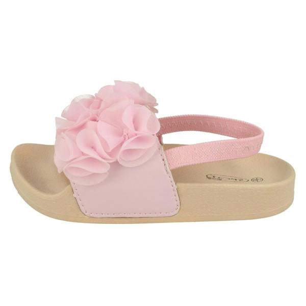 Spot On Girls Spot On Ruffle Vamp Sliders