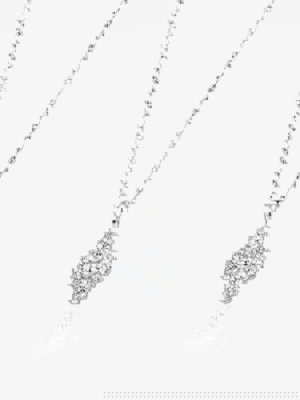 Muchv White Clover Necklace in 14k Gold or Silver