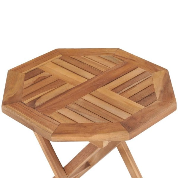 Berkfield Folding Garden Table 45x45x45 cm Solid Teak Wood