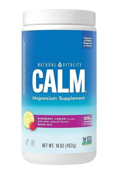 Natural Vitality Natural Calm, Raspberry Lemon - 453g