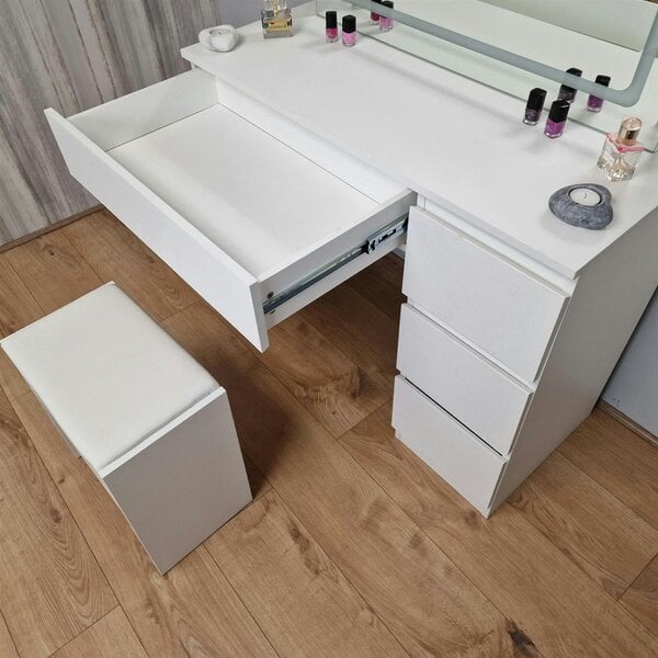 Kosy Koala Dressing Table with Mirror and Stool Makeup Vanity LED Mirror Lights Hollywood Table