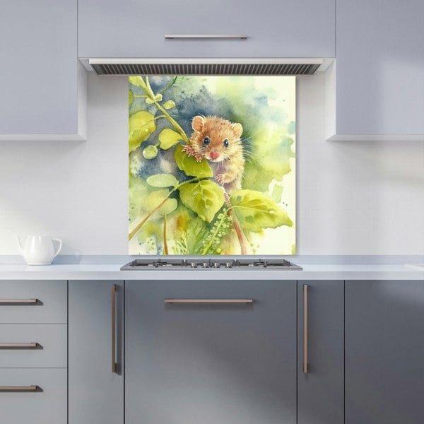 Warren Reed - Designer Mouse Watercolour Kitchen Splashback