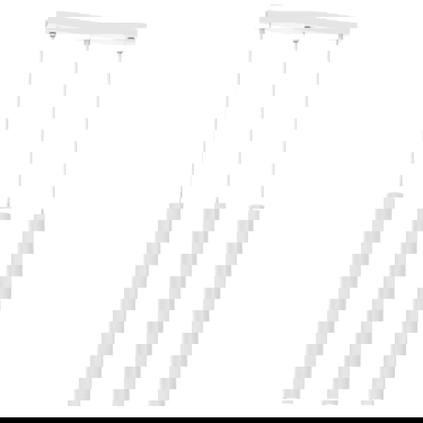 Milagro Hudson Triple Pendant Lamp Hand Made High Quality Elegant Cylindrical Design With Matt Finish