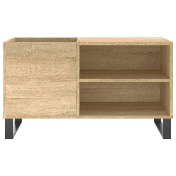 Berkfield Record Cabinet Sonoma Oak 85x38x48 cm Engineered Wood