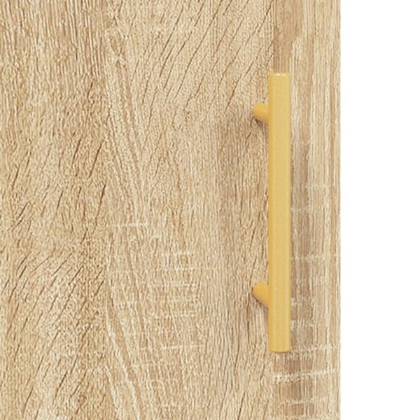 Berkfield Highboard Sonoma Oak 69.5x34x180 cm Engineered Wood