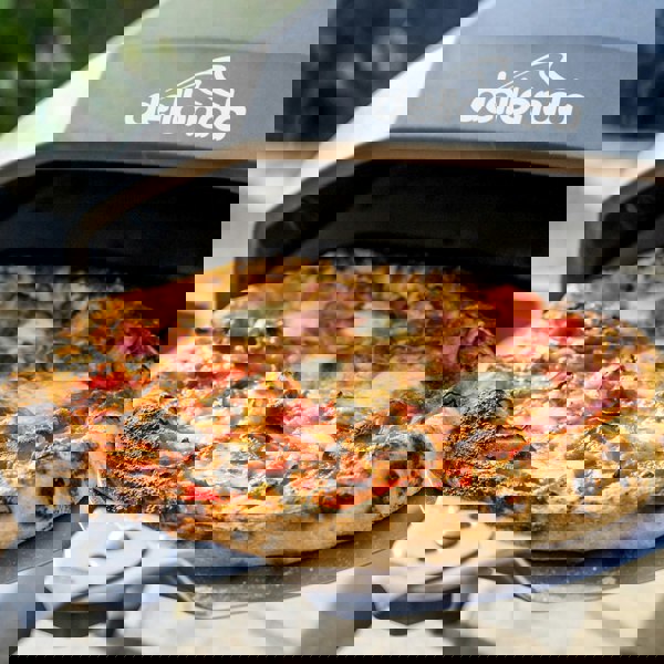 12" Portable Gas Pizza Oven & Regulator Set Includes Outdoor Cover & Peel Paddle - LoopsDirect