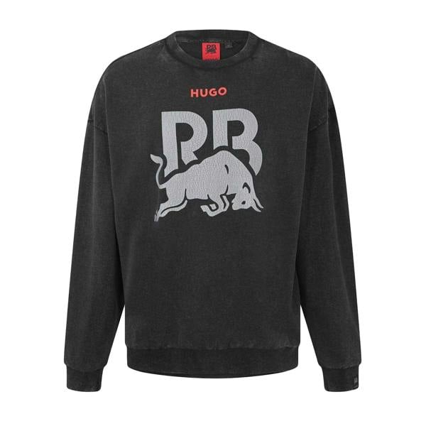 Hugo Mens Graphic Print Sweatshirt - Black - 