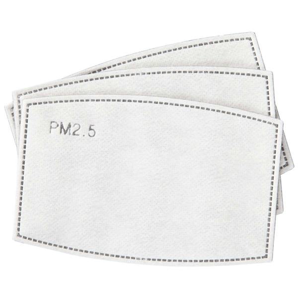 Trespass PM2.5 Face Mask Filters (Pack of 3) - White - 