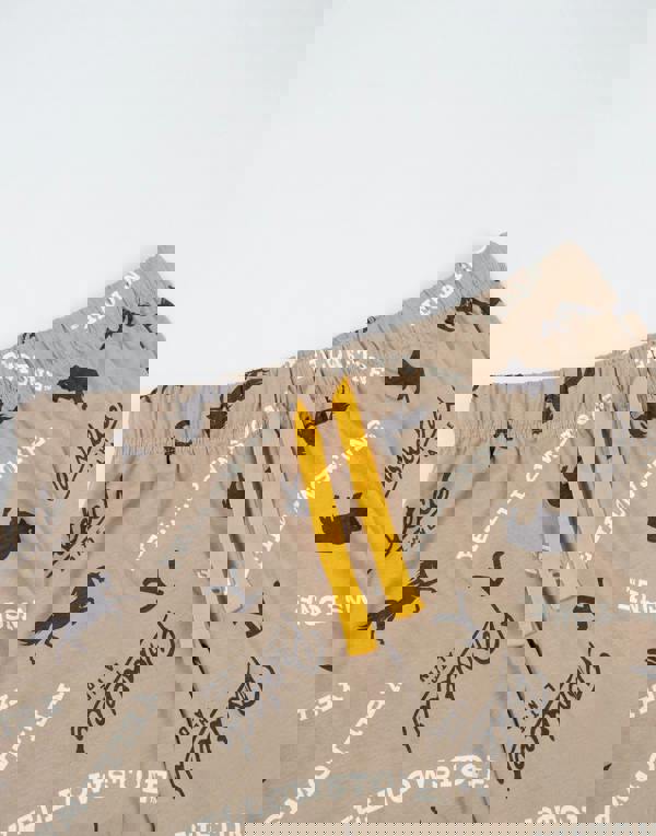 Yellowstone Mens Grey Character Short Sleeve Long Leg Pyjama Set